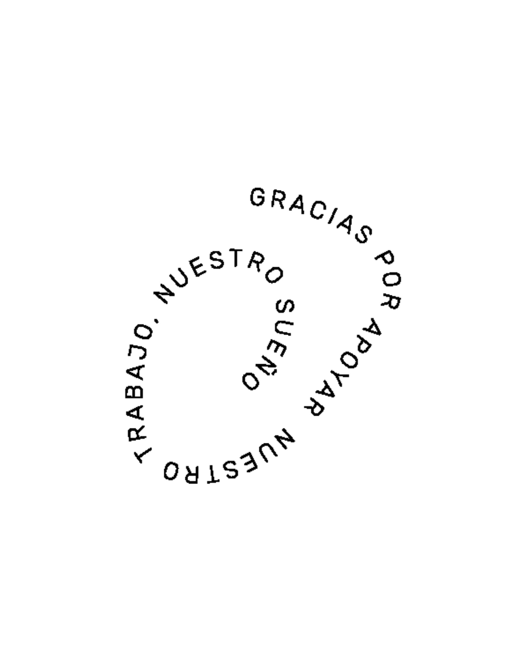 Tarjeta de agradecimiento ref. 2