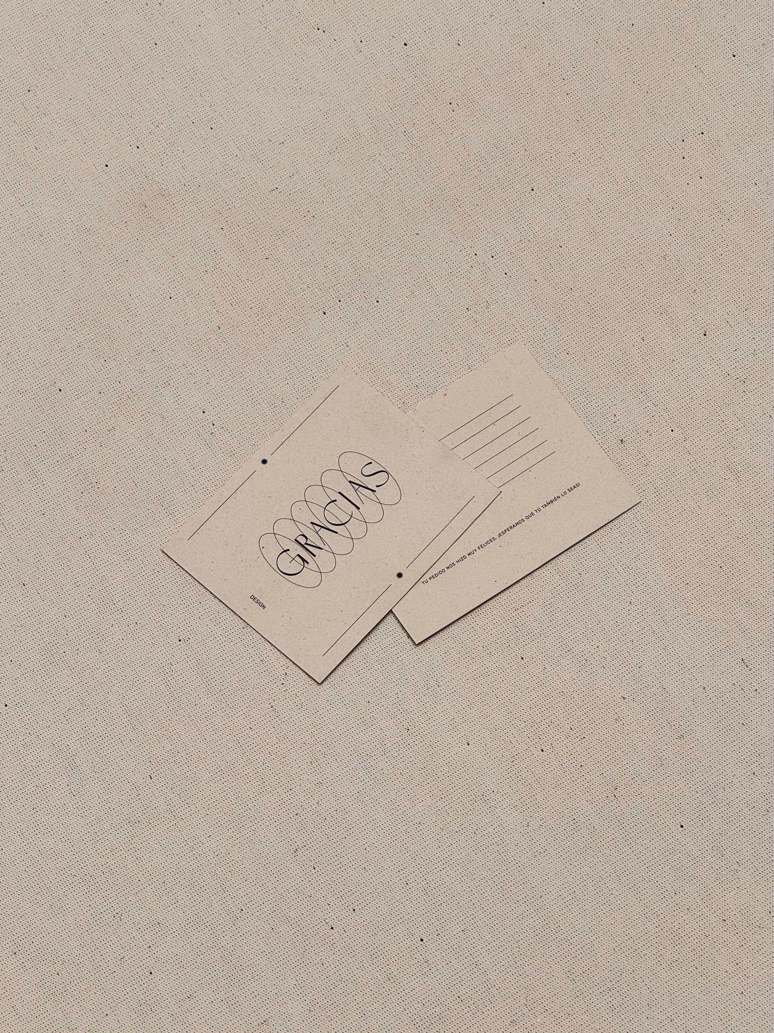 Tarjeta de agradecimiento ref. 4