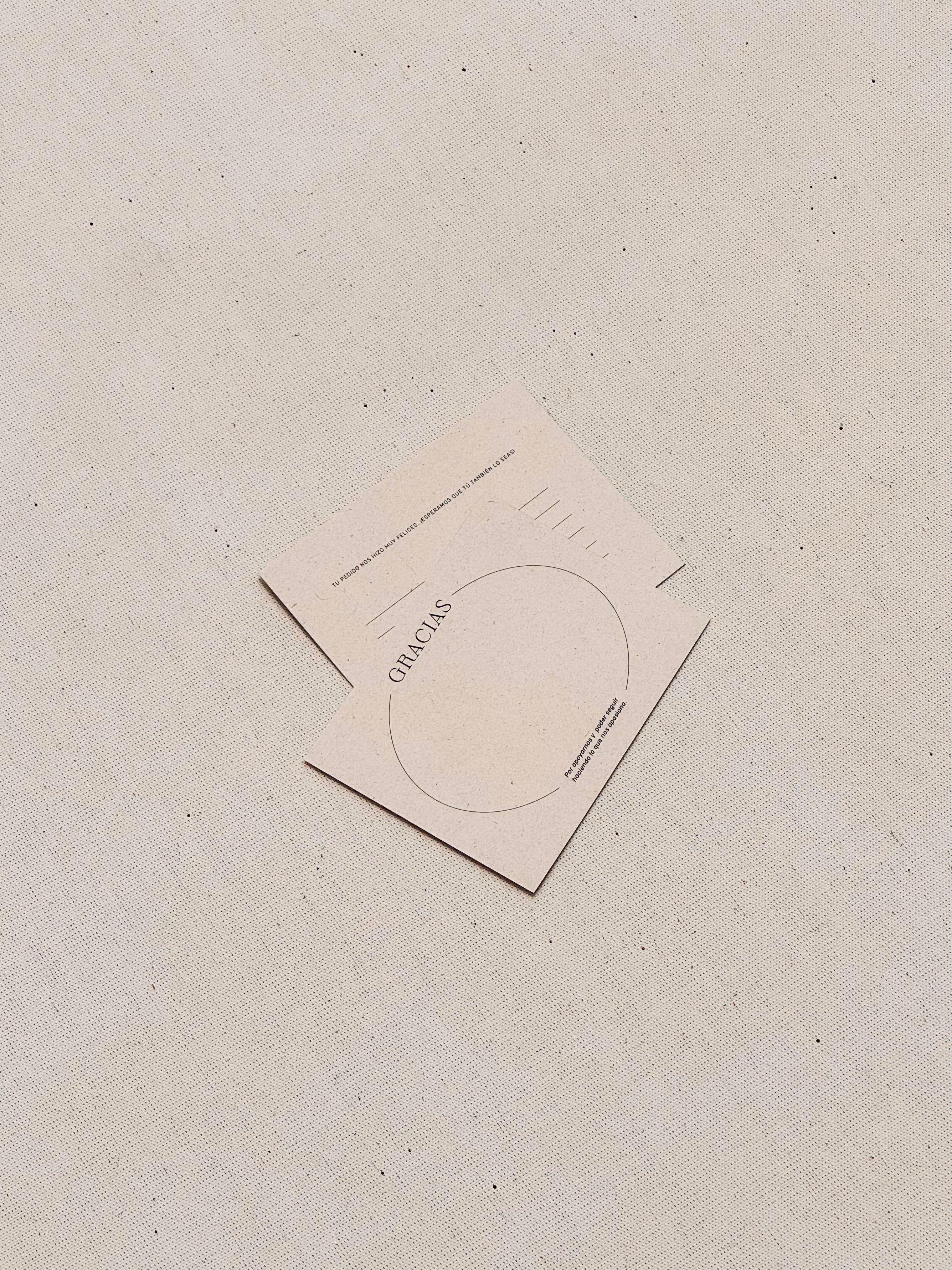 Tarjeta de agradecimiento ref. 3
