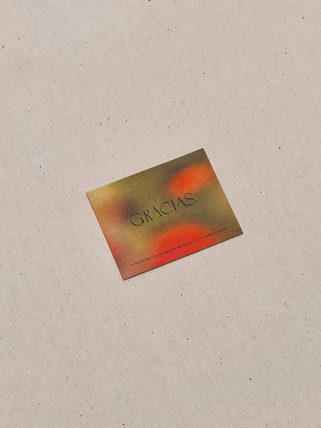 Tarjeta de agradecimiento ref. 5