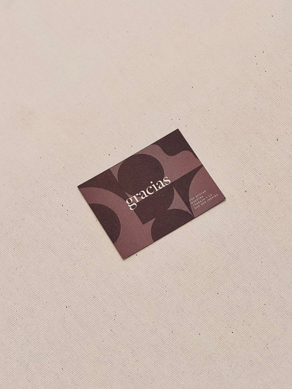 Tarjeta de agradecimiento ref. 6