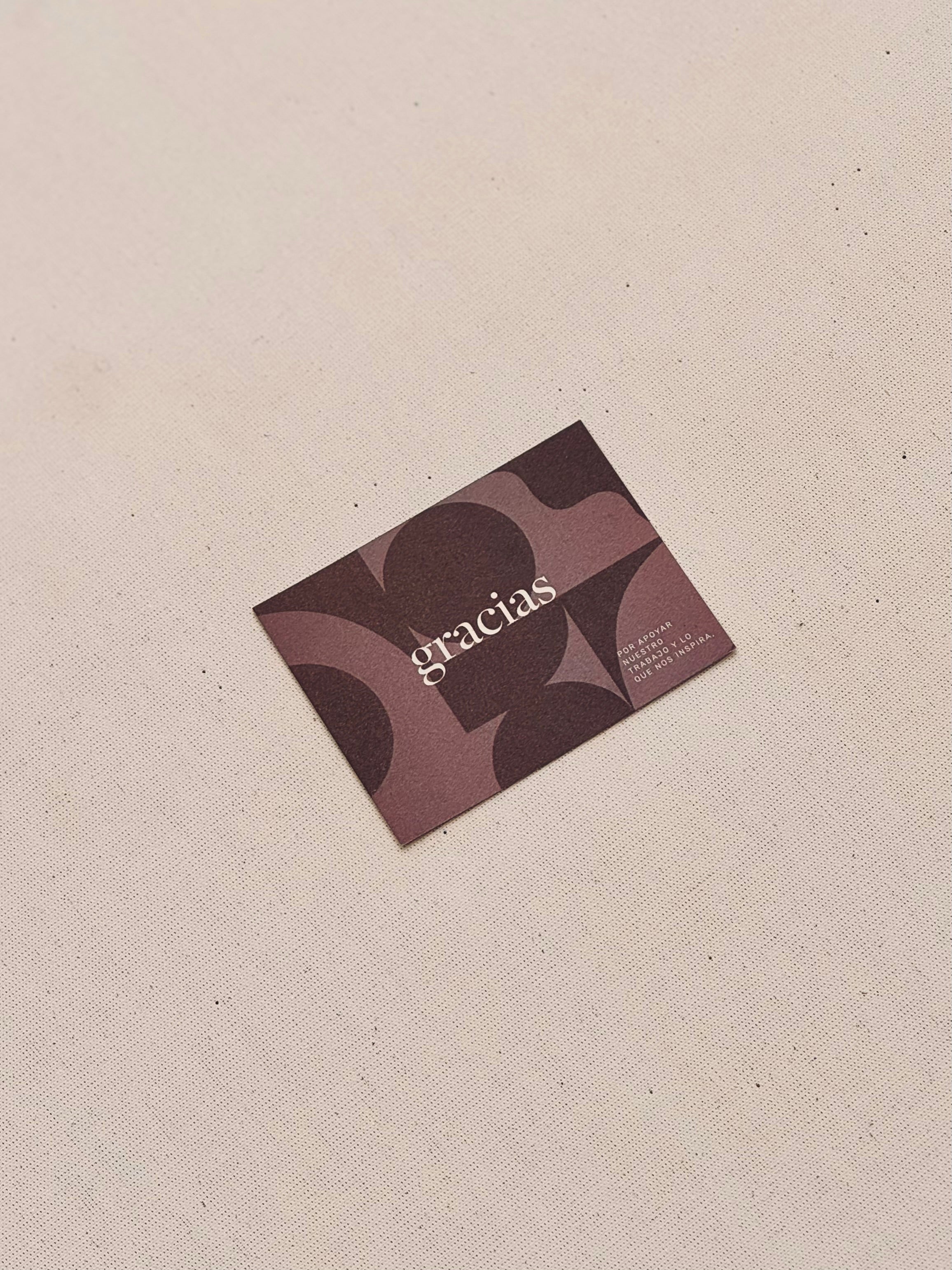Tarjeta de agradecimiento ref. 6