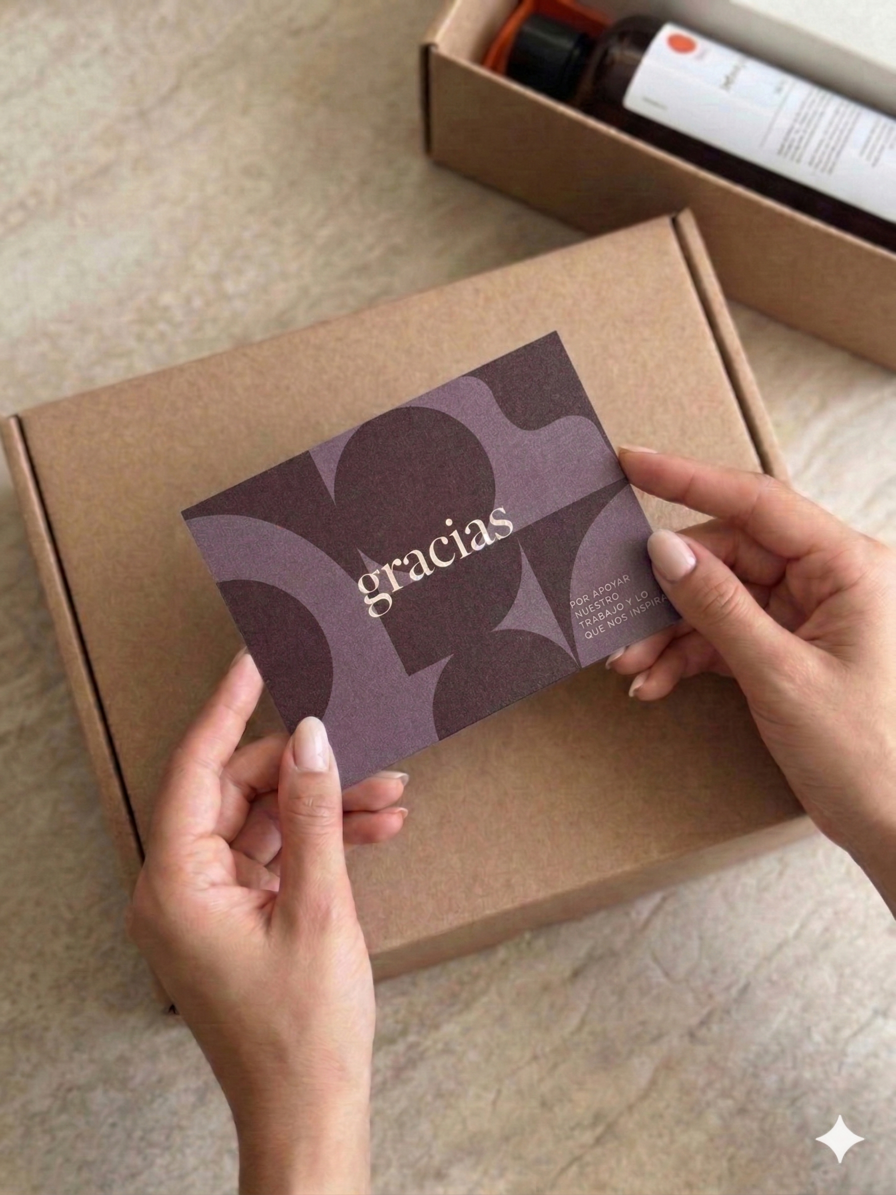Tarjeta de agradecimiento ref. 6