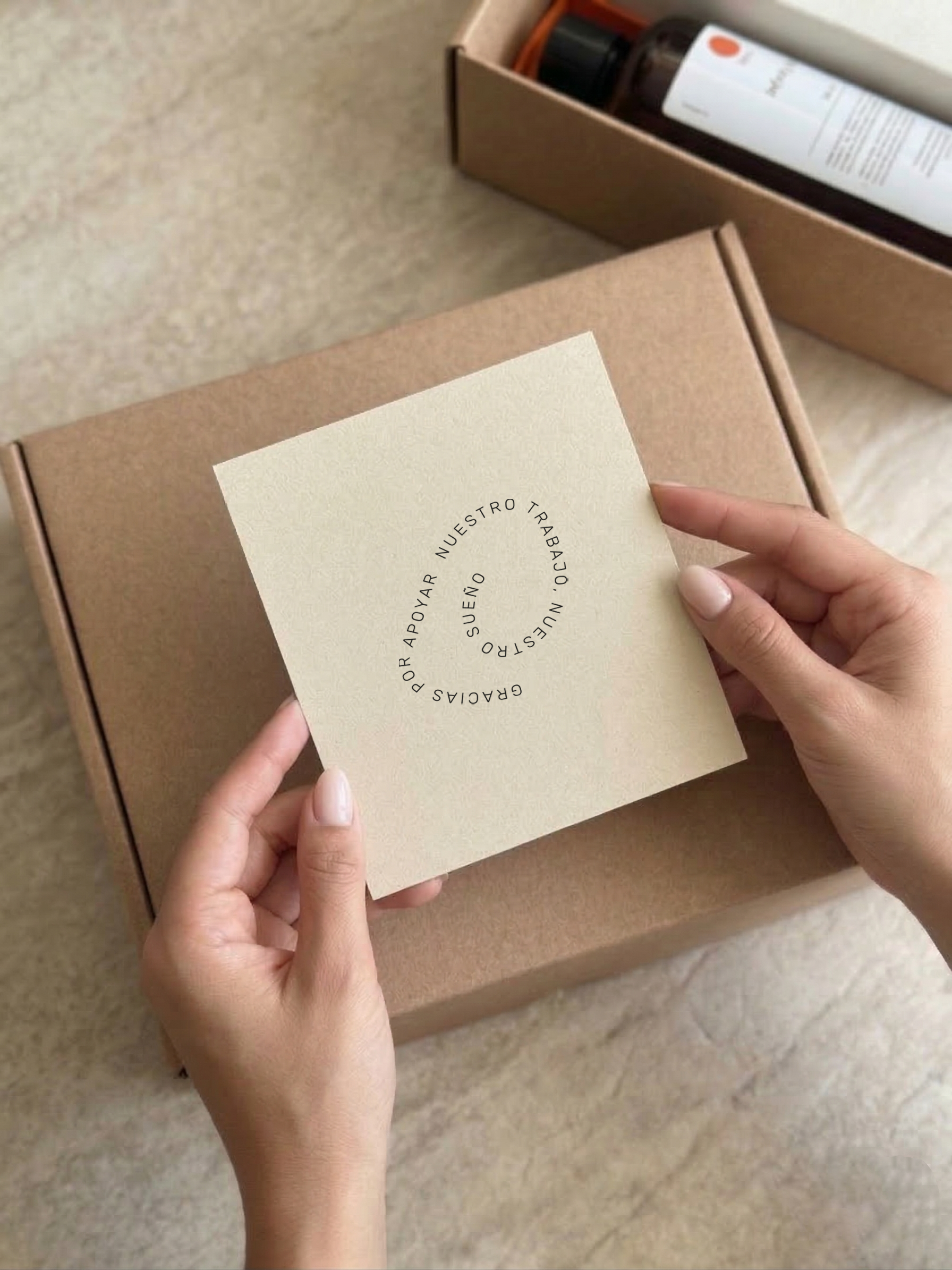 Tarjeta de agradecimiento ref. 2