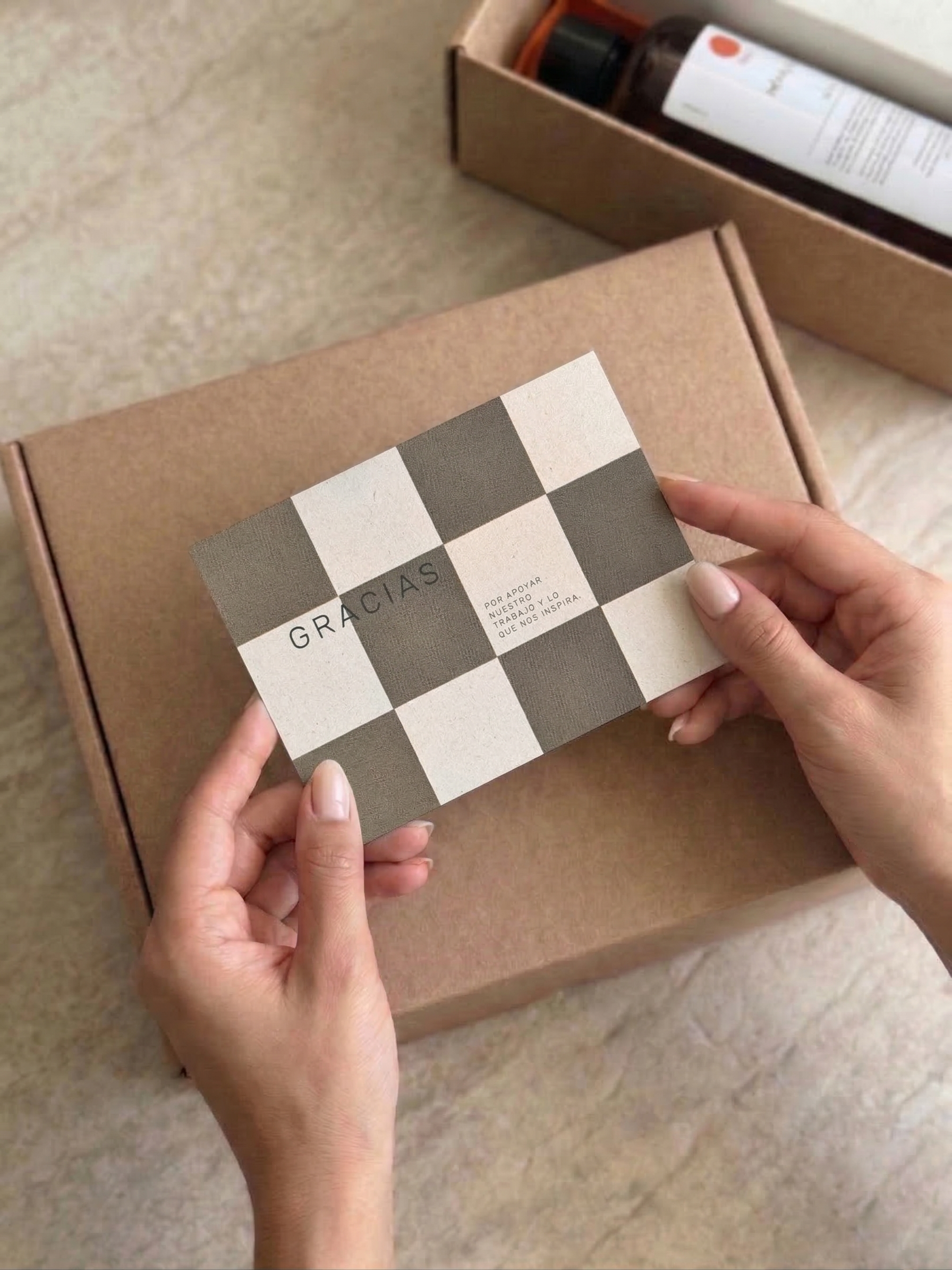Tarjeta de agradecimiento ref. 7
